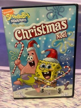 SpongeBob SquarePants Christmas DVD – Yellow & Pink Characters